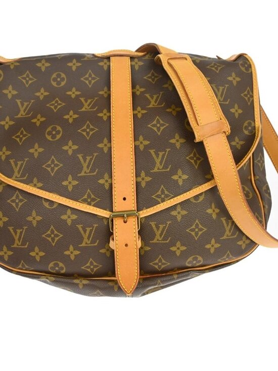 Louis Vuitton Handbags - LOUIS VUITTON SAUMUR 35 SHOULDER BAG MONOGRAM M42254 FH0930 RQ03243